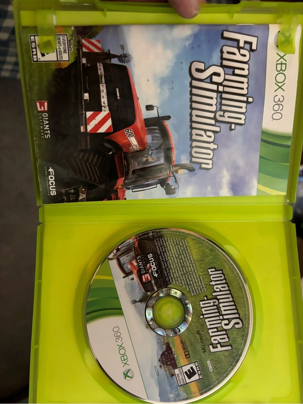 Farming simulator video game for Xbox 360